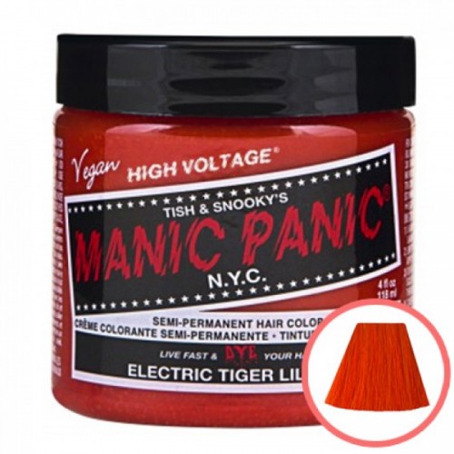 MANIC PANIC HIGH VOLTAGE CLASSIC CREAM FORMULAR HAIR COLOR (13 ELECTRIC TIGER LILY)